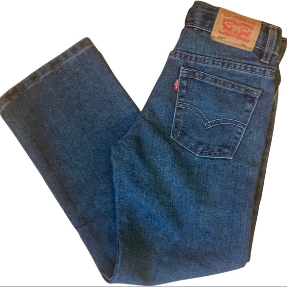LEVI’S 549 Boys Relaxed Straight Leg Jeans Size 7X - Picture 5 of 12